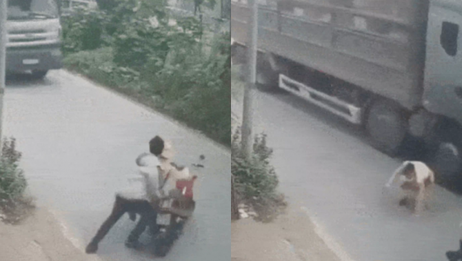 Cái kết đắng cho người đẩy cảnh sát giao thông vào đầu xe tải