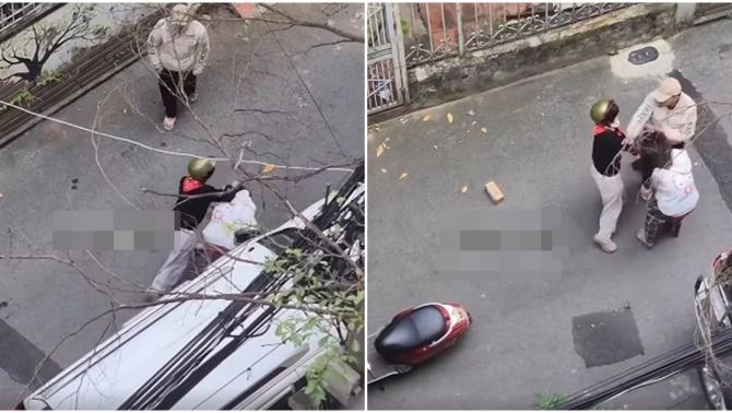 Xôn xao clip người phụ nữ lao vào đánh, bắt 1 cô gái trẻ quỳ xin lỗi, nguyên nhân vì 1 món đồ đánh rơi