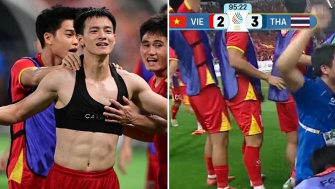 U22 Việt Nam ngược dòng 'điên rồ' trước Thái Lan, BTC SEA Games lại mắc lỗi ngớ ngẩn ở bàn quyết định
