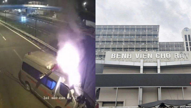 Thông tin về tài xế xe cứu thương bốc cháy trên cao tốc Long Thành - Dầu Giây, sức khỏe nạn nhân còn sống hiện ra sao?