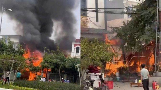 Quán thịt chó 'triệu view' TikTok ở Lào Cao bốc cháy dữ dội, công an vào cuộc điều tra