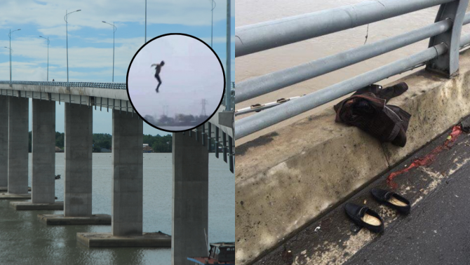 Cứu người nhảy cầu Mỹ Lợi, công an chua xót khi nghe lý do dẫn tới hành động dại dột