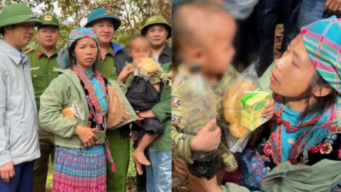 Tình trạng hiện tại bé trai 4 tuổi sau 15 tiếng lạc trong rừng ở Lai Châu, được tìm thấy ở vị trí không ngờ 