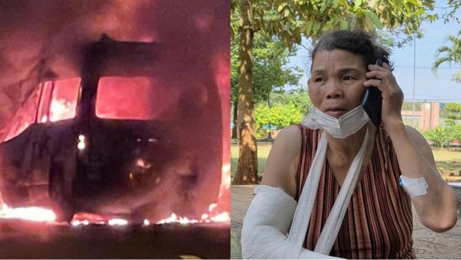 Nạn nhân sống sót vụ xe cứu thương đâm xe đầu kéo kể cảnh thoát nạn trong tích tắc, chứng kiến 2 người thân bị lửa thiêu