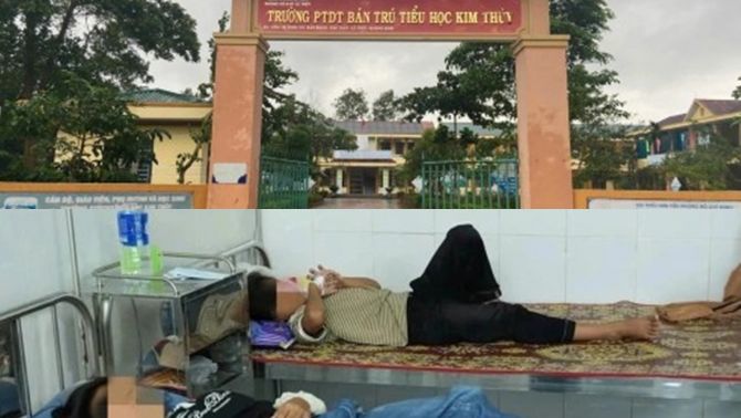 Hiệu trưởng, hiệu phó trường có 40 học sinh nghi ngộ độc bị cách chức: Lãnh đạo xã lên thay thế?