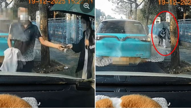 Camera ghi lại cảnh người đàn ông ngang nhiên cho tay vào áo nữ sinh, cái kết ai cũng vỗ tay