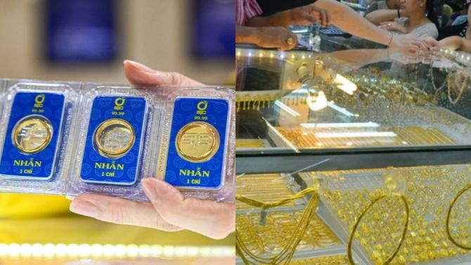 Giá vàng hôm nay 21-12 tăng mạnh đồng loạt, vàng SJC nới rộng chênh lệch, thị trường 2025 tiếp tục lập mặt bằng mới
