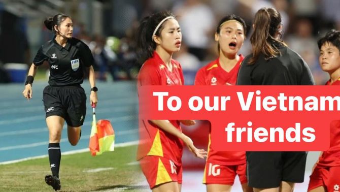 Đội bóng Philippines ủng hộ ĐT nữ Việt Nam, 'vạch trần' sai lầm nghiêm trọng của trọng tài SEA Games 33