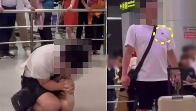 Khách Hàn Quốc quỳ khóc giữa sân bay Việt Nam, bị đuổi khỏi máy bay vì làm điều không thể chấp nhận?