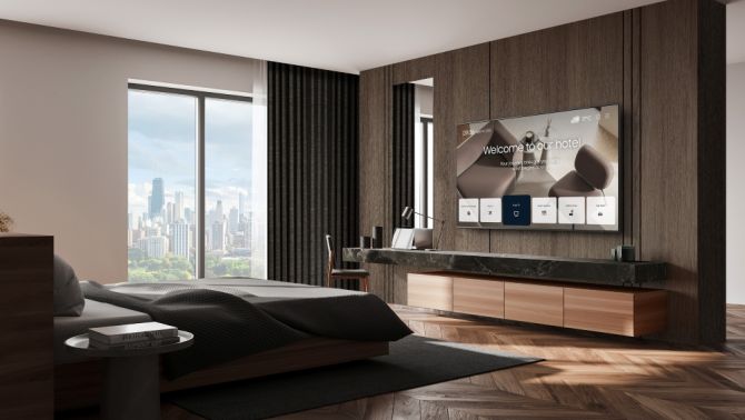 Samsung ra mắt dòng TV khách sạn HU8000F, chất lượng hình ảnh 4K