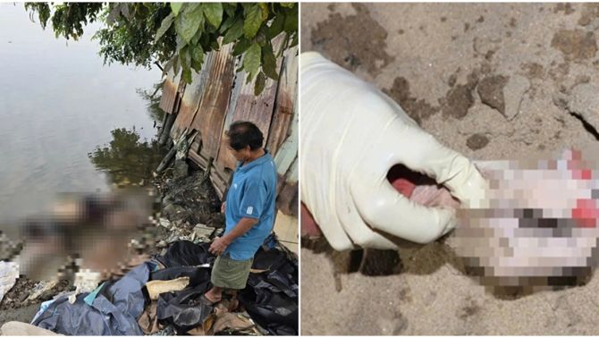 Công an điều tra thi thể nam giới trôi vào nhà dân cách 3km nơi phát hiện thi thể nữ giới có bàn tay 6 ngón