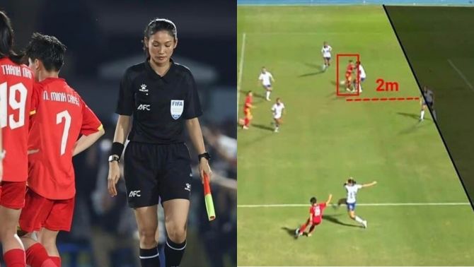 AFC giúp ĐT nữ Việt Nam ‘phục thù’ trọng tài ‘cướp trắng’ bàn thắng trong chung kết với Philippines? 