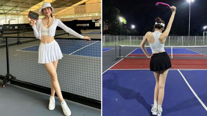 Chẳng cần hở bạo, Hoa hậu Đỗ Thị Hà vẫn xứng danh mỹ nhân 'có gu' nhất làng pickleball Việt Nam