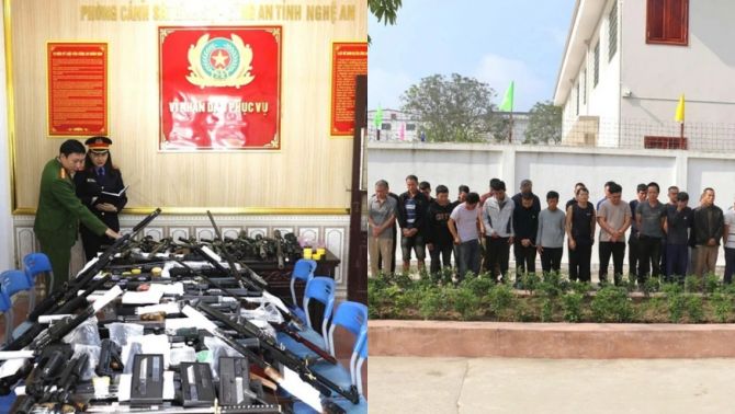 Bắt giữ 42 đối tượng mua bán vũ khí lớn trên mạng: 64 khẩu súng, 29.000 viên đạn bị thu giữ, làm rõ vai trò từng người