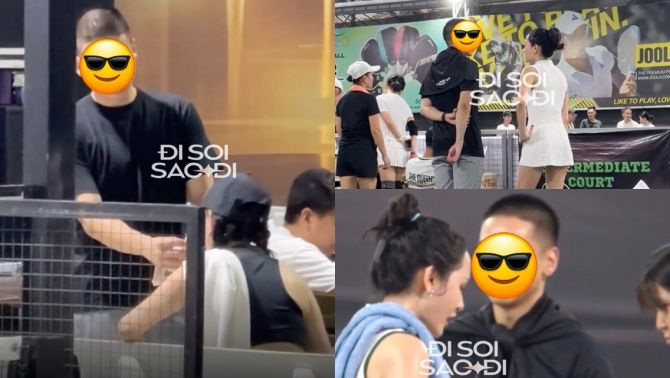 Người đàn ông lạ đút cho Hiền Hồ ăn, như hình với bóng ở sân pickleball đang gây xôn xao là ai?