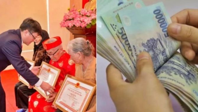 Chính sách tiền mừng thọ Tết 2026 gây chú ý cả nước: Có nơi chi tới 2,4 triệu đồng, tặng vàng, vải lụa