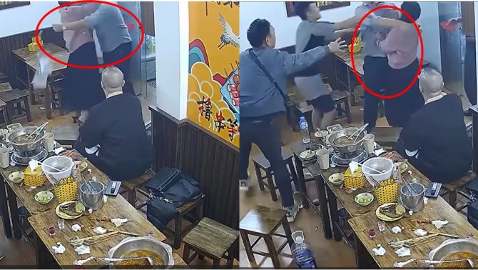 Khách nước ngoài ăn xong không thanh toán còn làm hành động không thể chấp nhận với nữ chủ quán