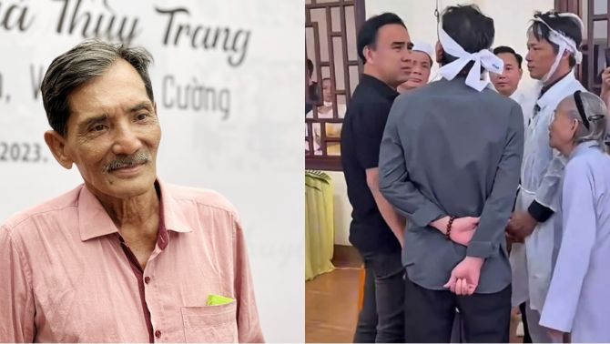 Nam MC nổi tiếng hiếm hoi âm thầm về tận nơi viếng Thương Tín, nghẹn ngào thắp hương cho đàn anh