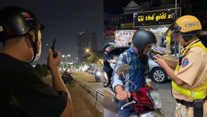 CSGT TPHCM mật phục gần quán nhậu, phát hiện nhiều tài xế vi phạm nồng độ cồn, mức xử phạt nặng