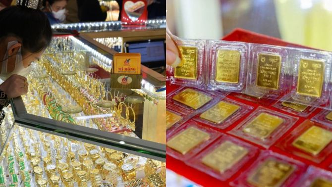 Giá vàng hôm nay 31/12 lao dốc chưa từng thấy, trong nước bốc hơi hàng triệu đồng dù thế giới bật tăng mạnh