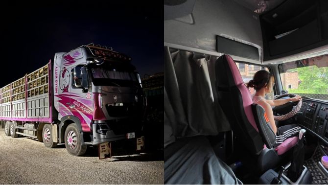 Nữ TikToker lái container lên tiếng về vụ chặn xe tranh cãi với tài xế xe tải vì nghĩ bị trêu ghẹo