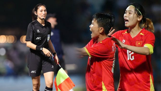 AFC có động thái khó tin, trọng tài 'cướp trắng' bàn thắng của ĐT nữ Việt Nam bình yên vô sự?