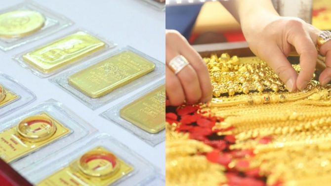 Giá vàng chốt phiên 3/1 biến động mạnh: Thế giới lao dốc, vàng nhẫn lập đỉnh mới, SJC neo cao gây bất ngờ