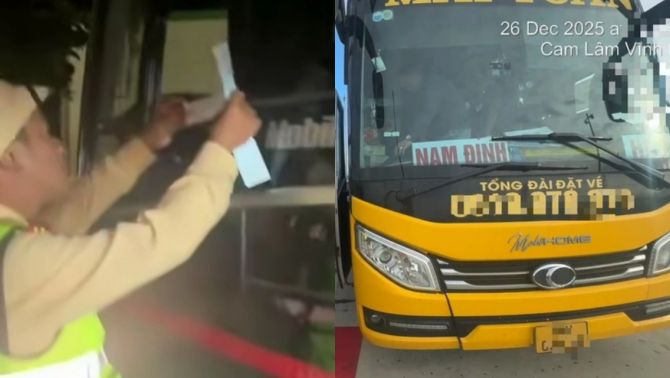 Không bằng lái vẫn chở 29 hành khách trên cao tốc, tài xế và chủ xe khách nhận án phạt nặng