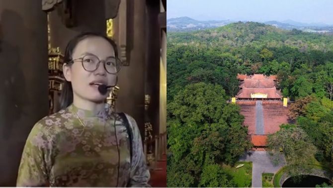 Cái kết cực đắng cho nữ hướng dẫn viên du lịch thuyết minh sai khi nói về nhà Tây Sơn ở Lam Kinh