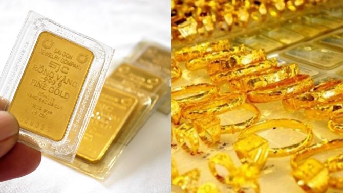 Giá vàng chốt phiên 5/1: Vàng SJC, vàng nhẫn 9999 tăng mạnh, thế giới lập kỷ lục mới