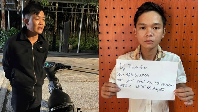 Lời khai nghi phạm chém bạn do mâu thuẫn lúc nhậu tại phòng trọ, rồi trộm xe máy bỏ trốn