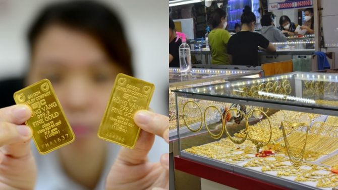 Giá vàng chốt phiên 6/1 bật tăng mạnh: Thế giới leo thang bất ngờ, vàng trong nước tiến sát vùng đỉnh mới