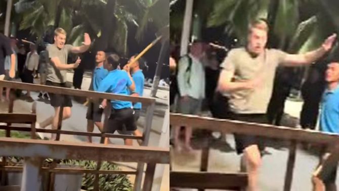 Hình phạt thích đáng với nhân viên quán bar cầm xẻng dọa du khách nước ngoài ở Nha Trang