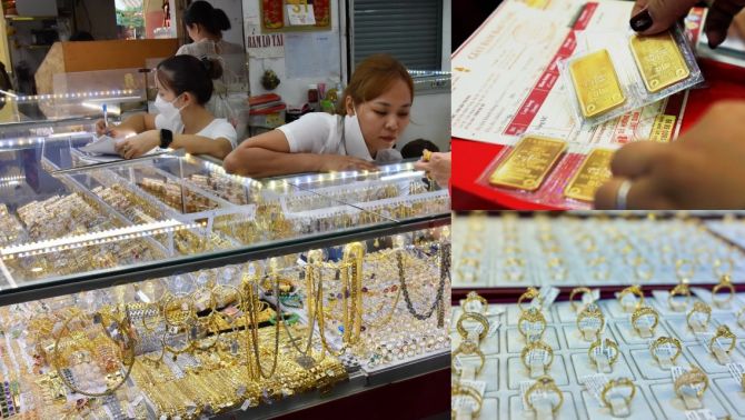 Giá vàng chốt phiên 8/1 quay đầu giảm mạnh, SJC và vàng nhẫn lao dốc theo thế giới khiến thị trường dậy sóng