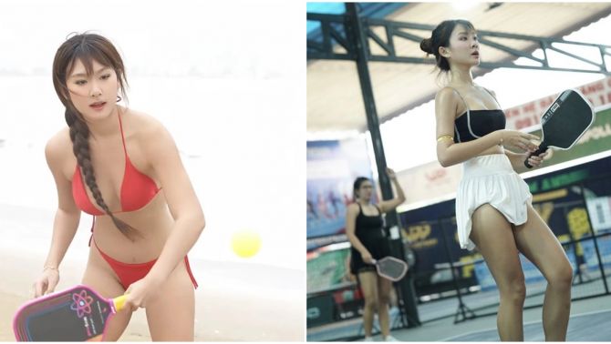 Cô gái mặc bikini chơi pickleball chính thức lên tiếng sau loạt tranh cãi, tuyên bố 1 câu ‘xanh rờn’
