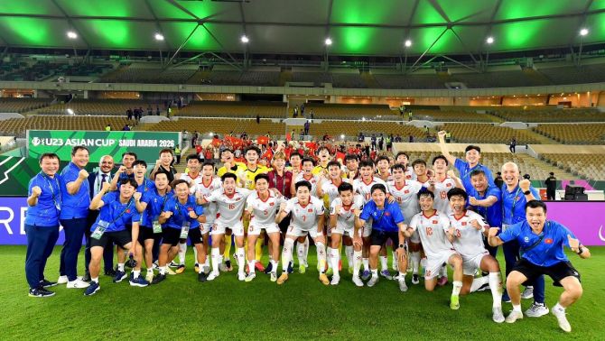 Bảng xếp hạng VCK U23 châu Á 2026 mới nhất: U23 Việt Nam chạm cột mốc lịch sử, xác định đối thủ ở Tứ kết
