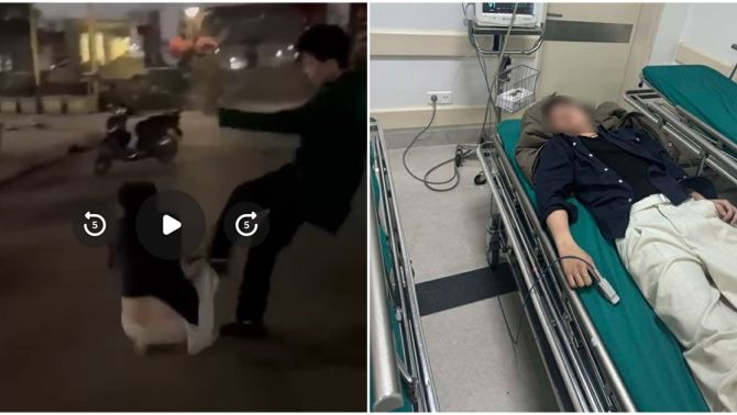 Xôn xao clip nam thanh niên bị hành hung ở công viên Võ Thị Sáu khi đang đi bộ, phải nhập viện cấp cứu