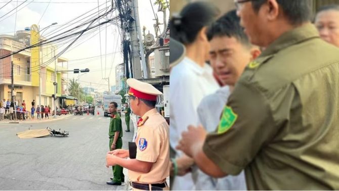 Lâm Đồng: Con trai gào khóc bên thi thể mẹ giữa ngã ba đường, nguồn cơn khiến nhiều người xót xa