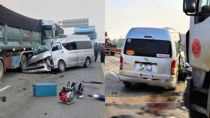 Danh tính 4 nạn nhân tử vong trên cao tốc Bắc – Nam: Bi kịch cả họ đi thăm thông gia gặp nạn