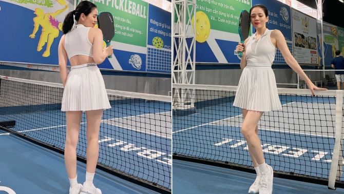 Lệ Quyên gây sốt trên sân pickleball trước lùm xùm phát ngôn, vóc dáng tuổi U50 nhiều người mơ ước