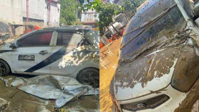 Xe giá hơn 100 triệu sau ngập nước nhận hóa đơn sửa chữa gần 70 triệu, chủ gara lên tiếng gây tranh cãi 