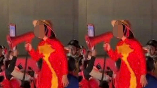 Thực hư clip người phụ nữ cầm loa hô hào ‘Công an ngủ hết rồi, tí đi đua xe nhé’