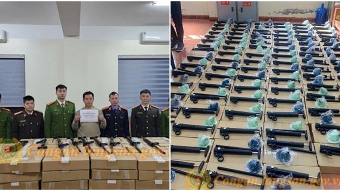 ‘Bóc trần’ chiêu thức ngụy trang tinh vi 320 khẩu súng quân dụng ở Lạng Sơn, hé lộ lời khai của kẻ ‘buôn hàng’