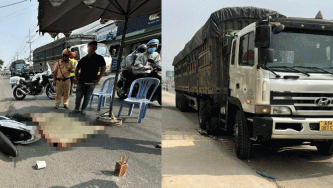 Người dân lập tức truy đuổi khi tài xế xe đầu kéo bỏ chạy sau va chạm khiến nam thanh niên tử vong