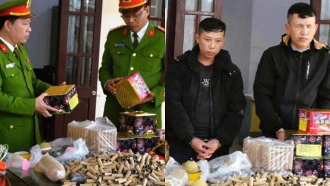 Đột kích ‘công xưởng’ sản xuất pháo hoa giả của 2 anh em ruột: Lộ quy trình tự chế tinh vi