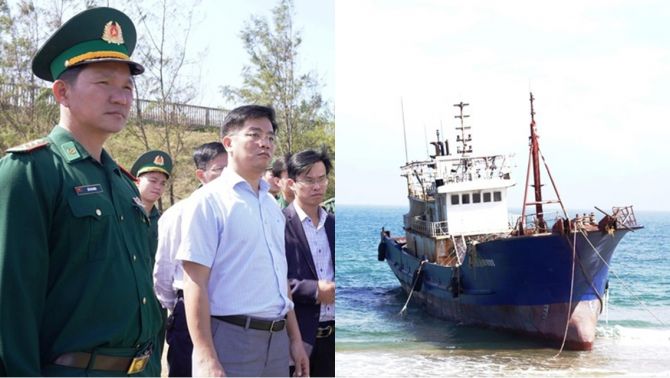 Đơn vị Trung Quốc nhận là chủ ‘tàu ma’ ở Quảng Ngãi, bất ngờ lý do tàu trôi dạt vào vùng biển Dung Quất