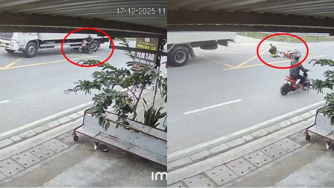 Ông cụ lao vào đánh người sau khi thoát chết dưới bánh xe tải, xem lại camera CĐM phản ứng dữ dội