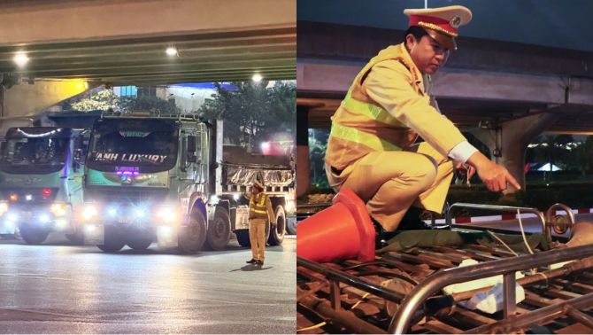 Hà Nội: Xử lý loạt tài xế xe tải bấm còi hơi giữa đêm gây náo loạn, lý do đưa ra khó chấp nhận