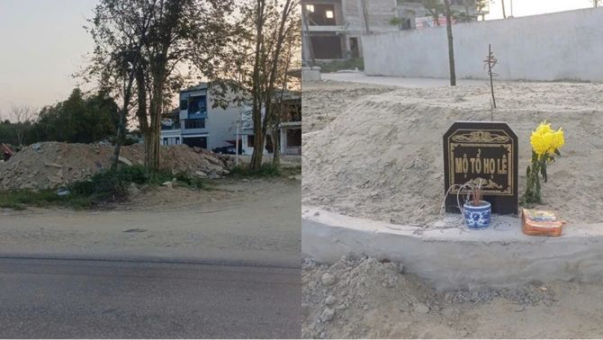 Diễn biến bất ngờ vụ sắp xây nhà thì mộ tổ của chủ cũ 'mọc lên', thực hư tin dựng mộ vì giá đất tăng