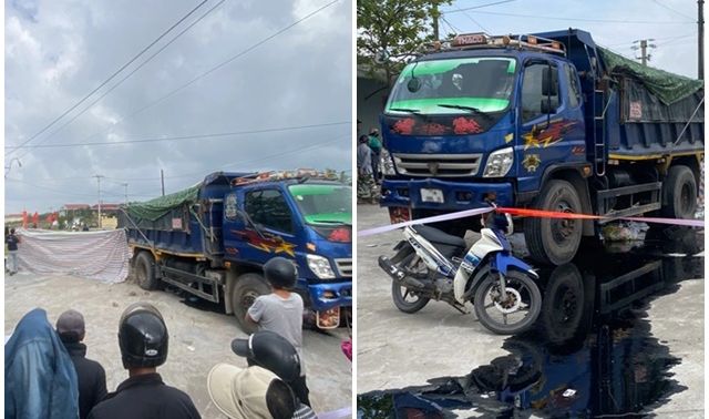 Nhân chứng bàng hoàng kể lại ô tô tải tông hàng loạt xe điện của học sinh và xe máy khiến 4 người thương vong